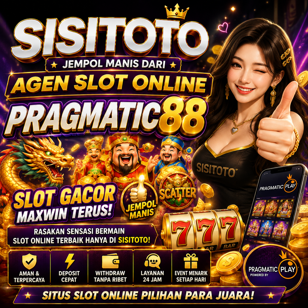 SISTOTO | Jempol Manis Dari Agen Slot Online Pragmatic88